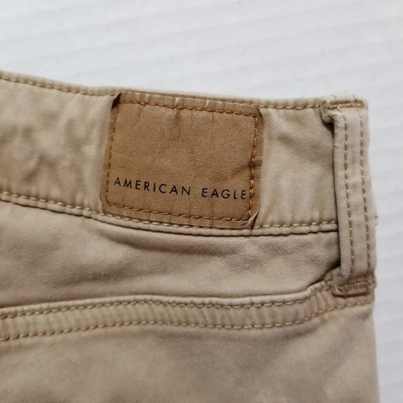 American Eagle pants 16 Jegging twill solid basic work super stretch skinny - Picture 12 of 15